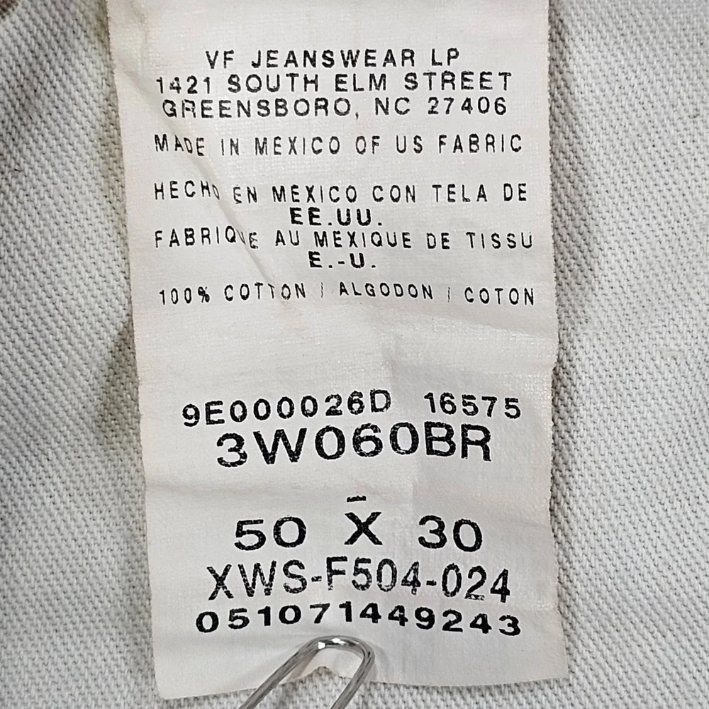 Wrangler Riggs Workwear Mens 50x30 Ripstop Ranger Cargo Pants Khaki Beige Rugged